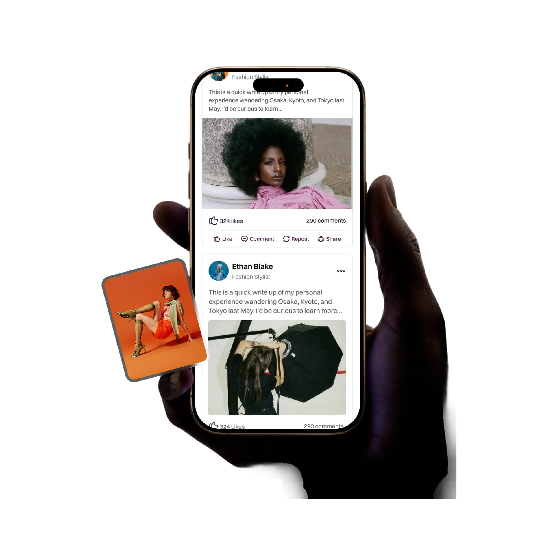 TmR app on phone
